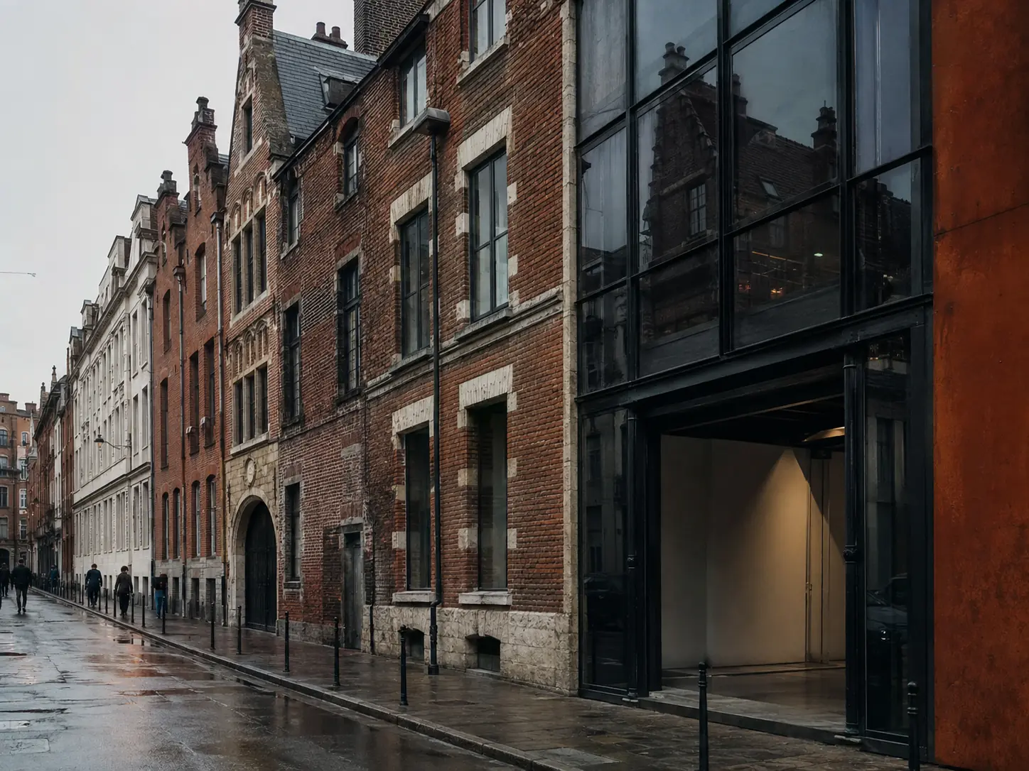 Évocation photographique éditoriale de Lille et de ses architectures culturelles.