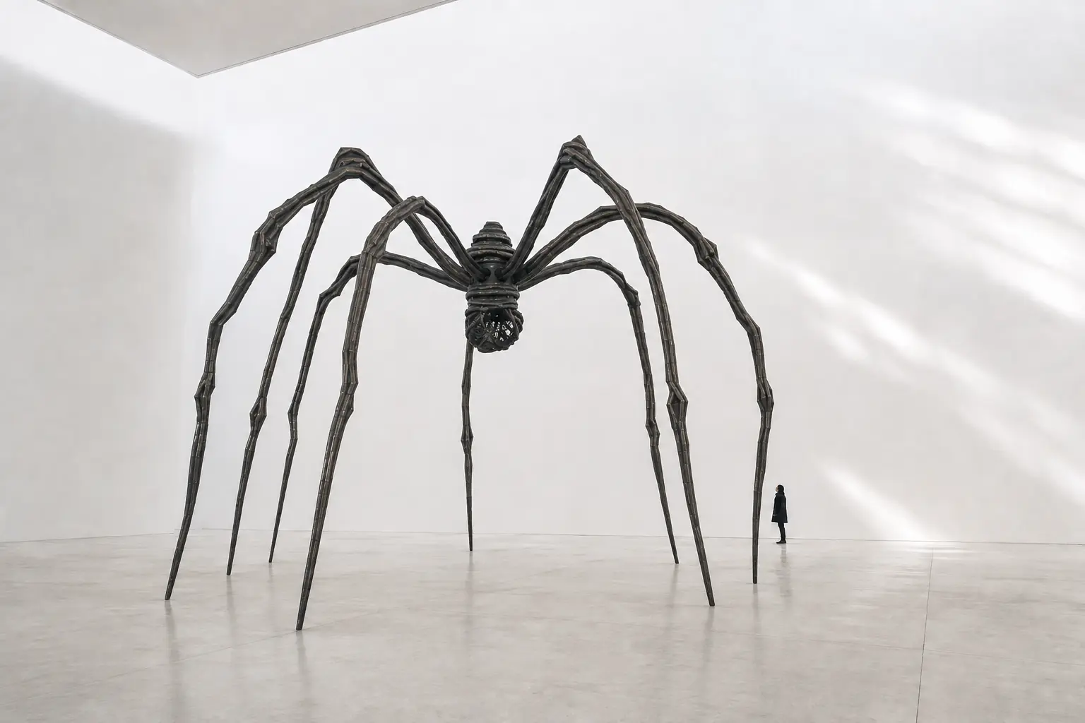 Illustration éditoriale originale de Maman, sculpture monumentale de Louise Bourgeois